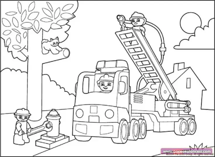 Khám phá xe cảnh sát qua tranh tô màu thú vị 14